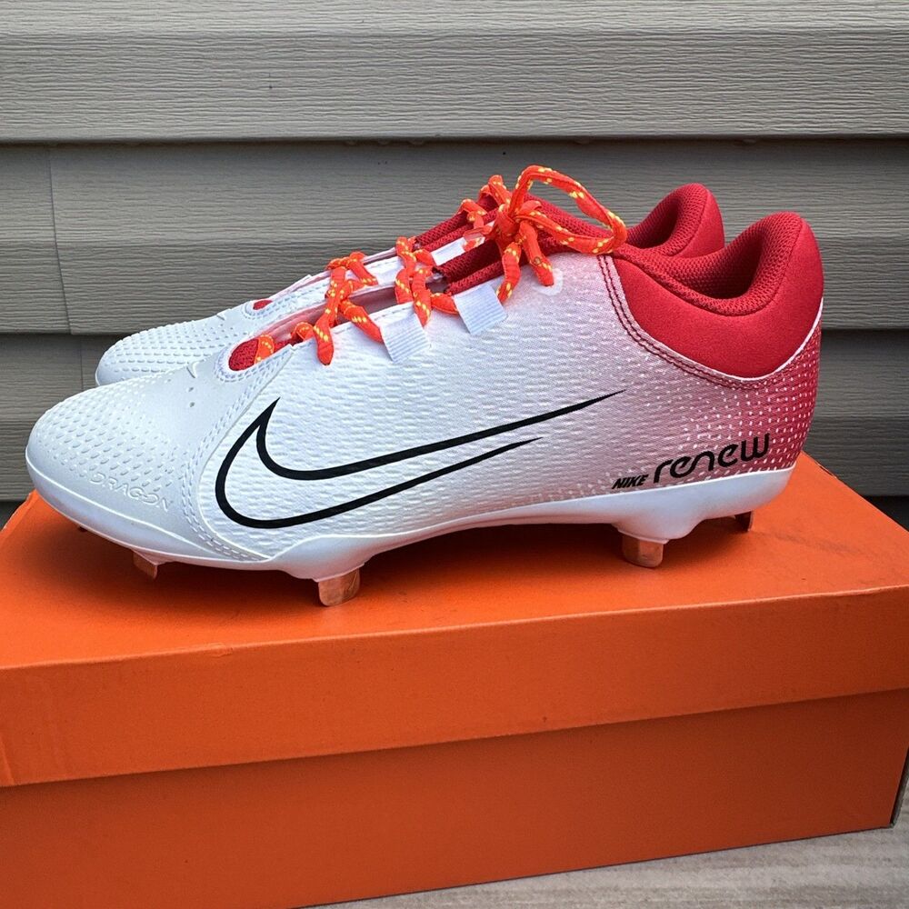 Nike Renew Hyperdiamond 4Pro University Red Women’s Metal Softball Cleat Sz 9.5